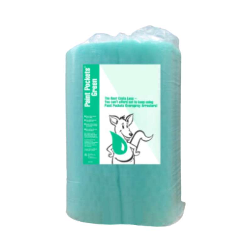 SAPPG4860_Green_Paint_Pocket_Filter_Roll-5 (1) Filter Roll 36" x 60' Green PP - Image 1